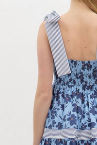 entro Andie Midi Dress in blue - women's dress - view 4