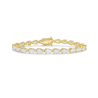 Diana M Jewels - Women's Pear Lab-Grown Diamond Jewelry Bracelet (15.00 Ct) - Grand