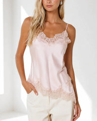 Lalavon - Shell Lace Cami Top