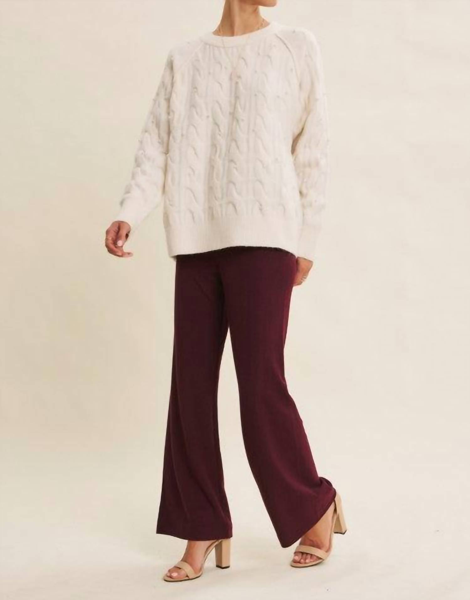 In February - Thermal Straight Leg Pant