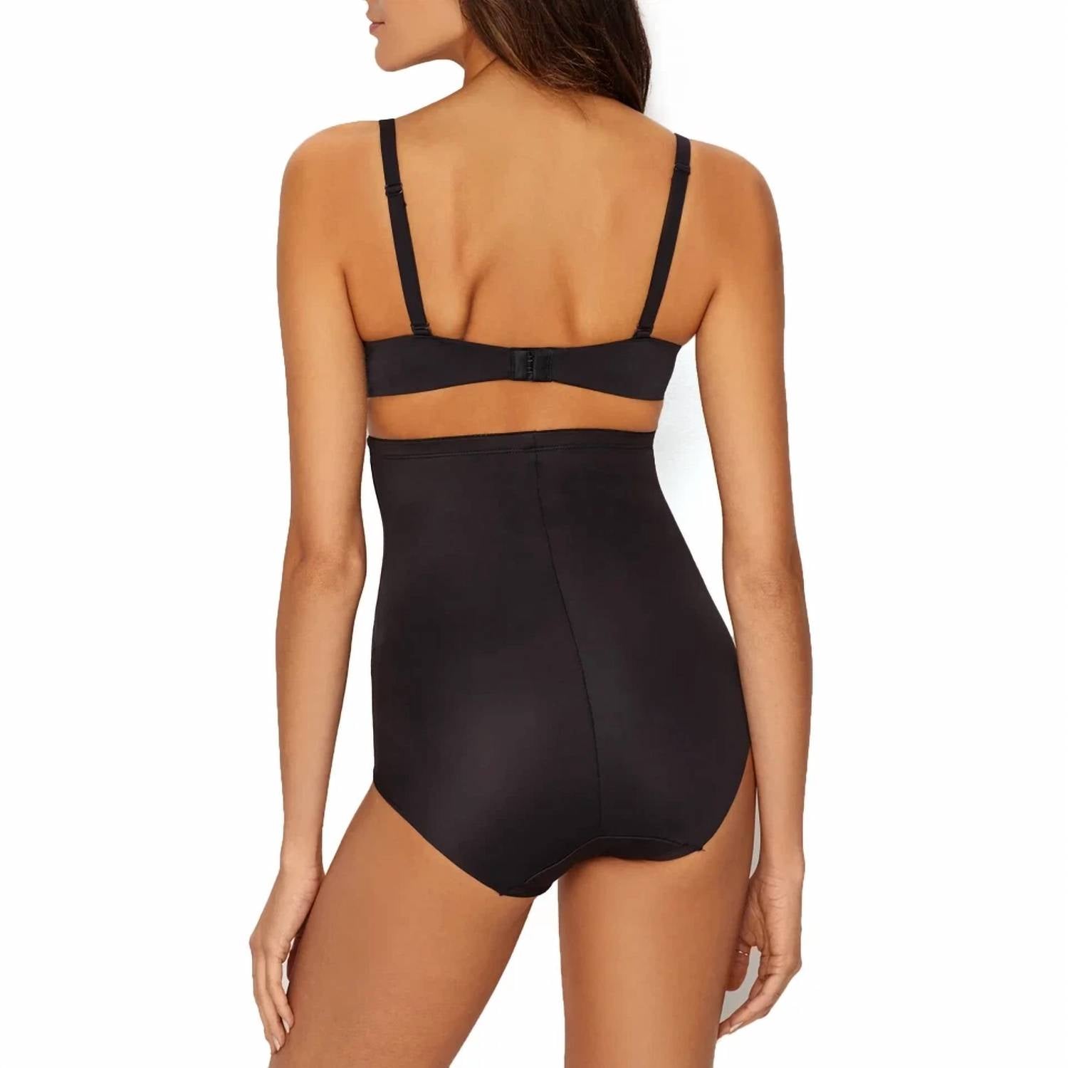 Miraclesuit Instant Tummy Tuck Hi-waist Shaping Brief in black - women's intimate - detail view