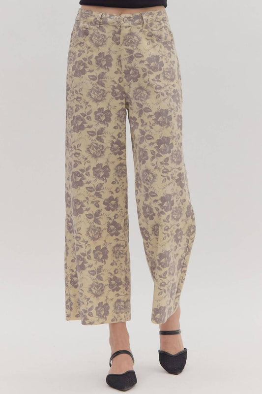 Entro - Vintage Rose Ankle Pants