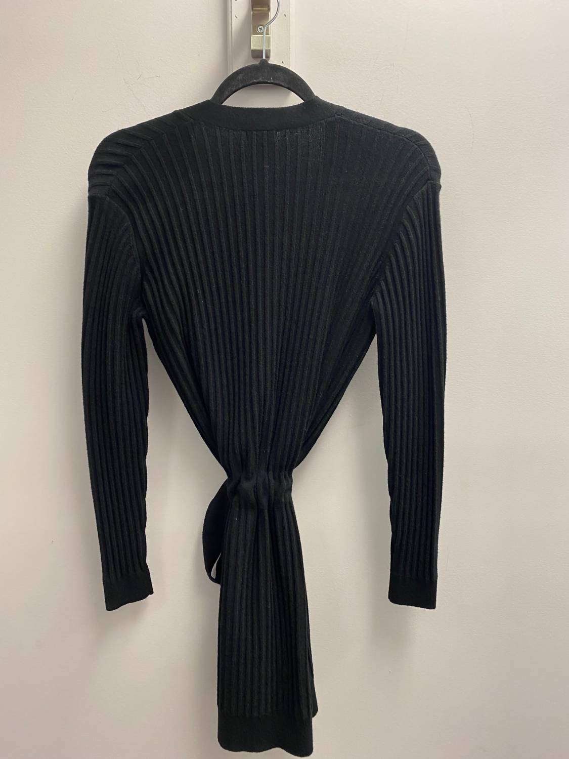 Minnie Rose - Women's Ribbed Belted Cardigan