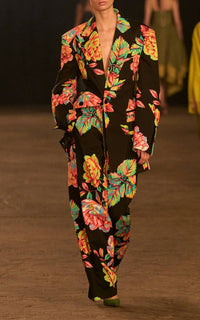Christopher John Rogers - Wide Leg Flat Front Trouser
