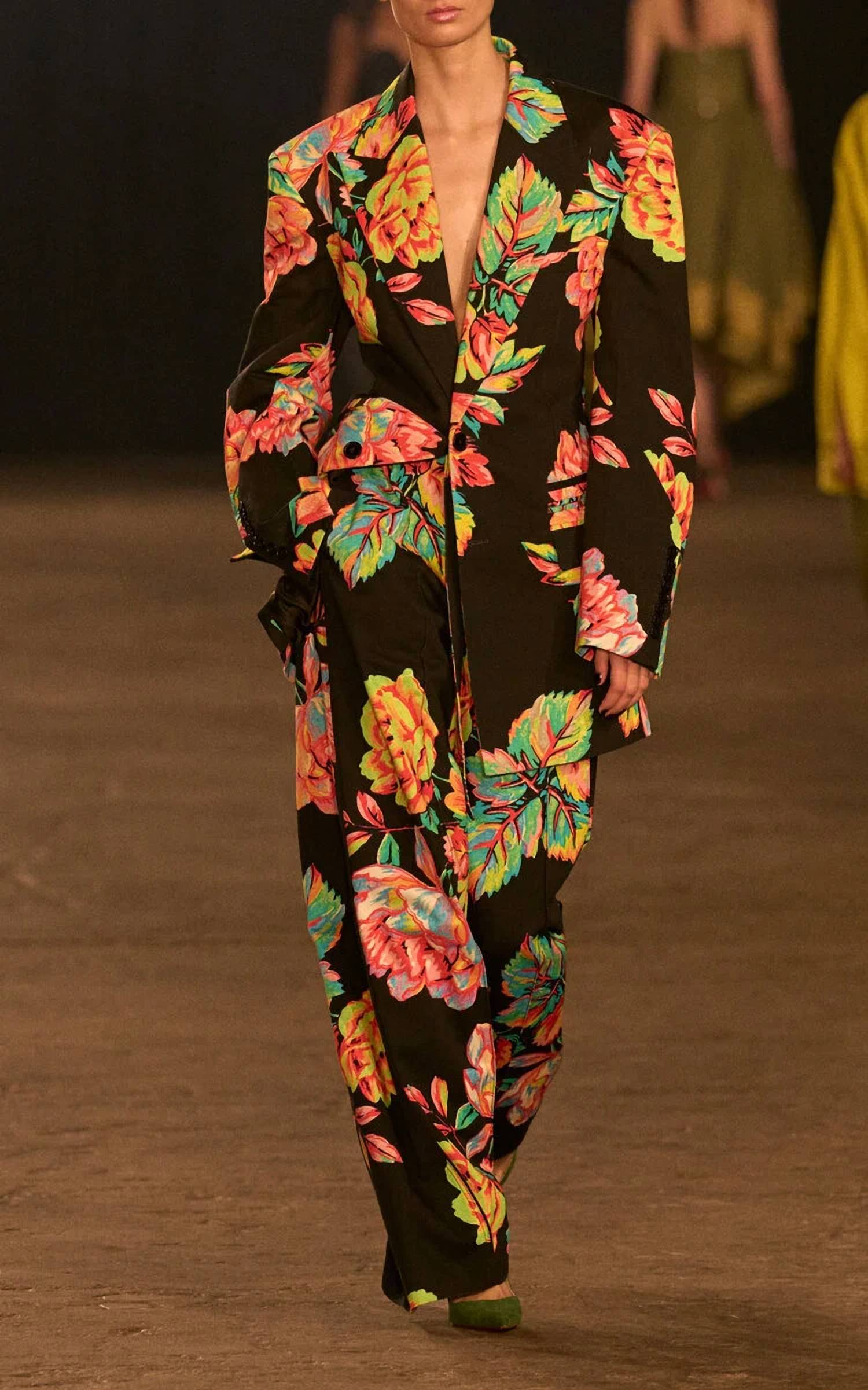 Christopher John Rogers - Wide Leg Flat Front Trouser
