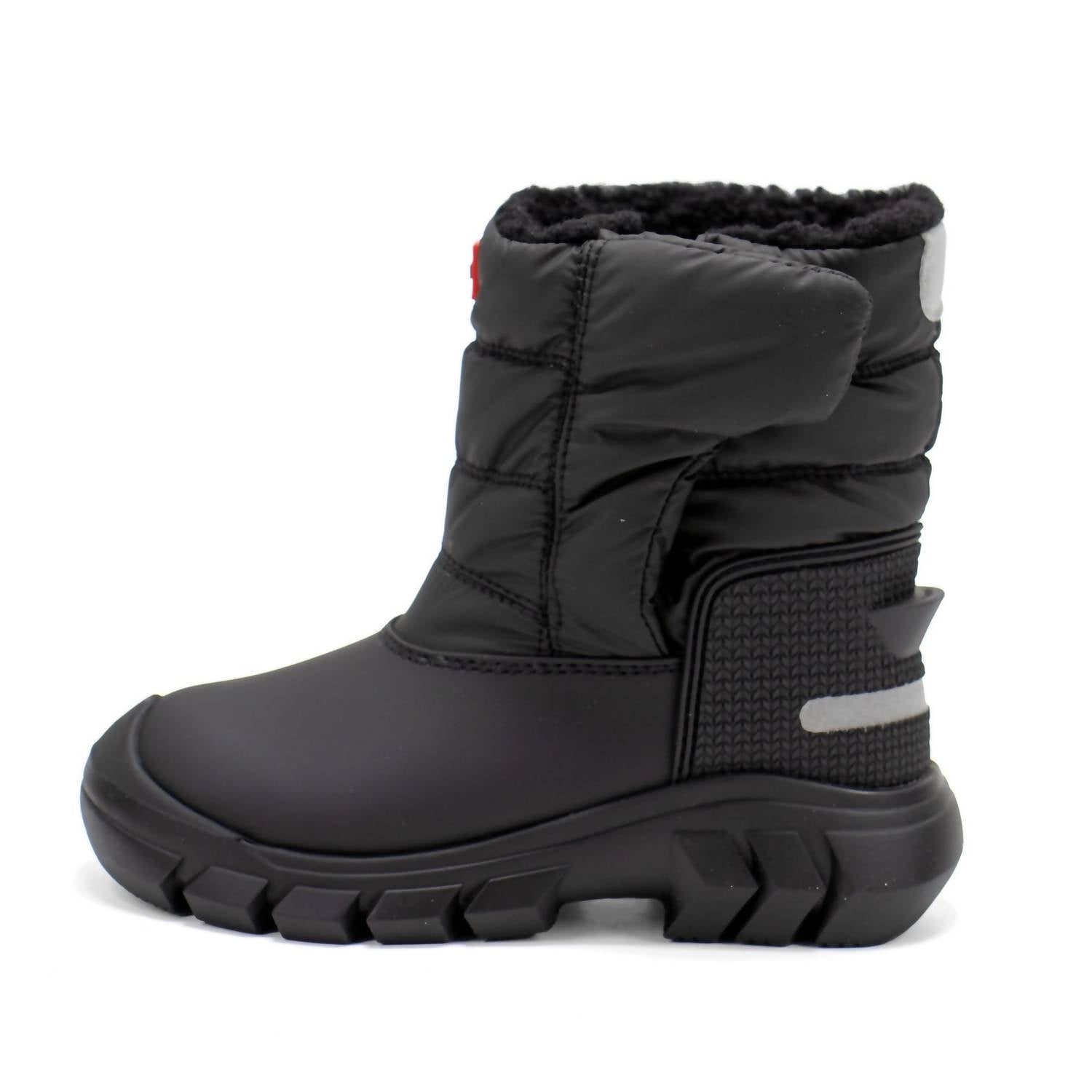 HUNTER Toddler's Insulated Snow Boots in black - kids' boots - detail view