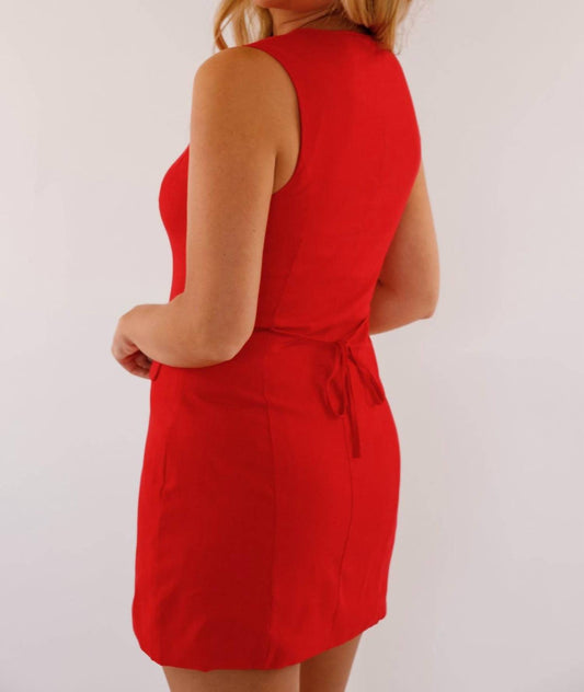 Le Lis - Sleeveless Blazer Mini Dress