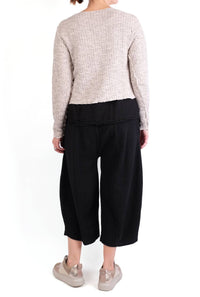 Cut Loose - Crop Cardy In Sweater Knit