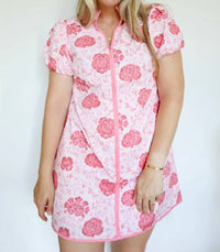 Tcec - Millie Floral Puff Sleeve Mini Dress
