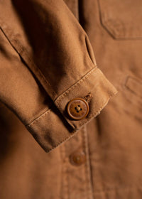 Iron & Resin Basset Buffalo Flannel Lined Jacket in cognac - women's jacket - view 8