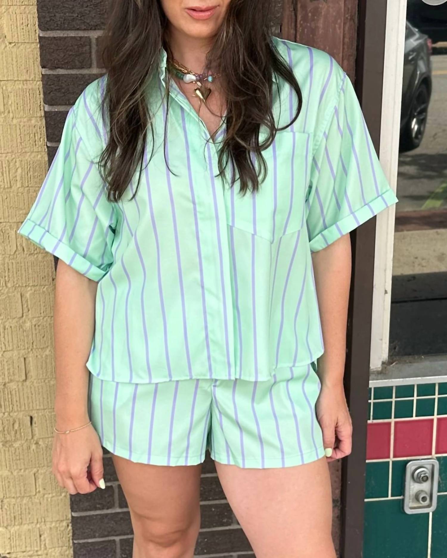 Sundayup - Sigrid Striped Set