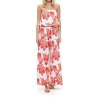 Ariella - Belted Tube Jumpsuit