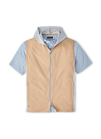 Peter Millar - Solstice Performance Hybird Full-zip Hoodie Vest