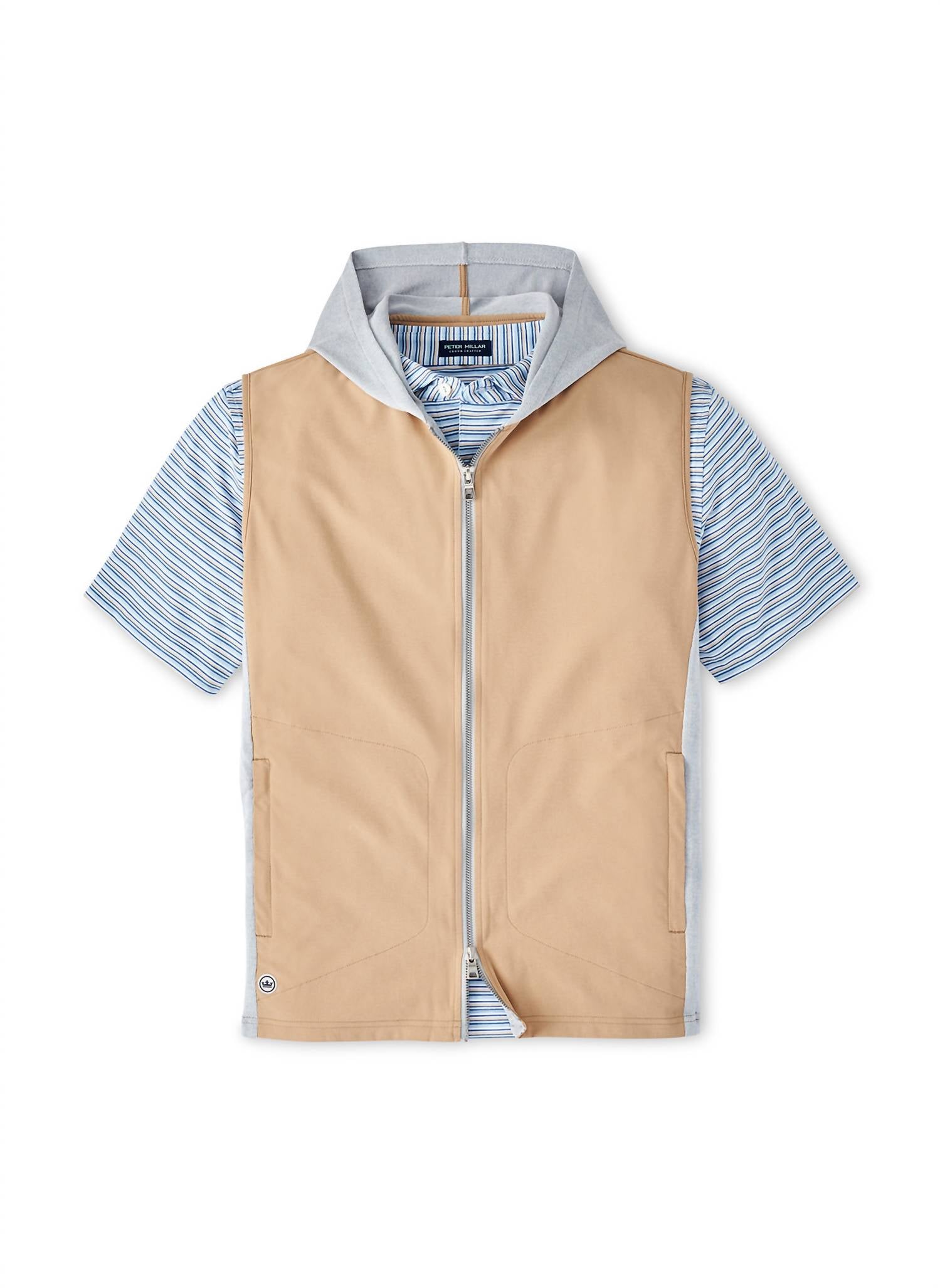 Peter Millar - Solstice Performance Hybird Full-zip Hoodie Vest