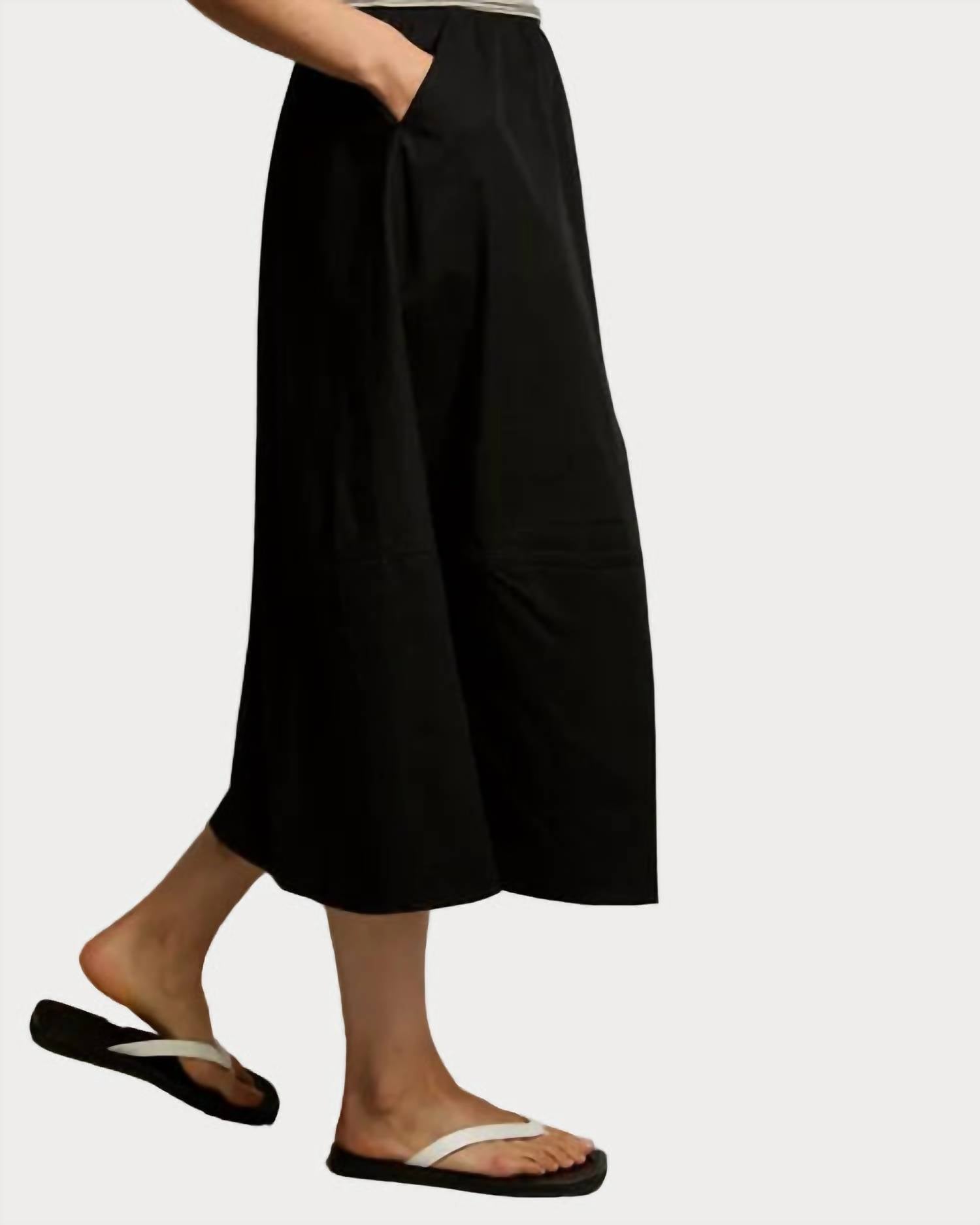 Perfectwhitetee - Minka Poplin Midi Skirt