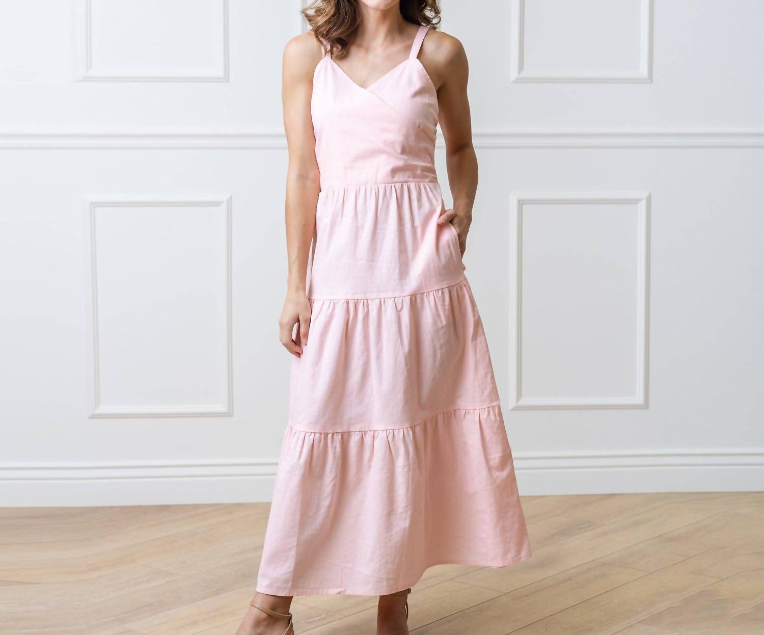 Hope & Henry - Tiered Maxi Dress