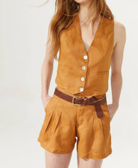 Lanhtropy - Frida Linen Shorts