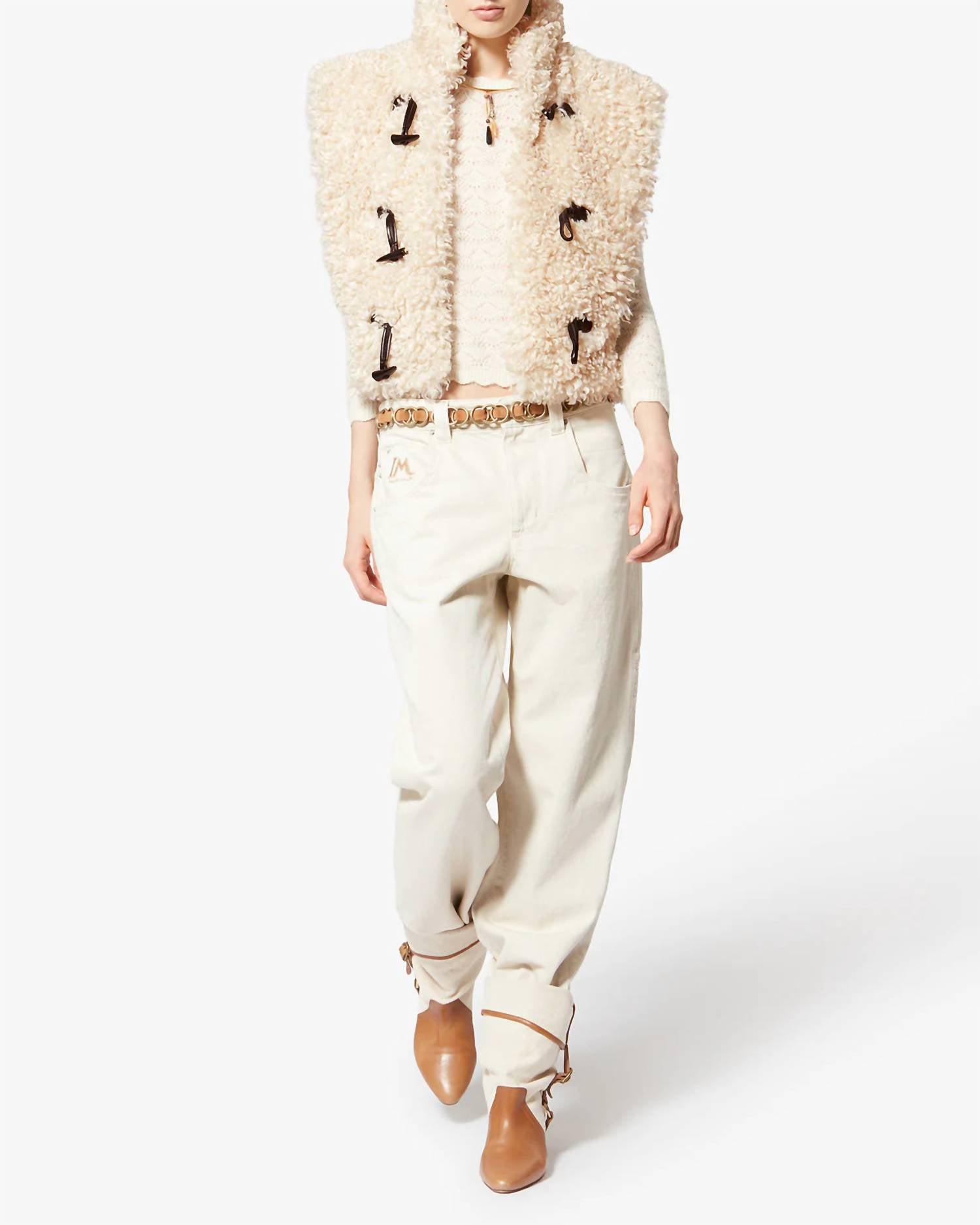 Isabel Marant - Alisa Wide Shoulders Vest