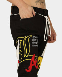 Lifted Anchors - MEN'S BOULEVARD PUFF PRINT DENIM PANT