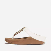 Fitflop - Women's Fino Crystal-chain Toe-post Sandals