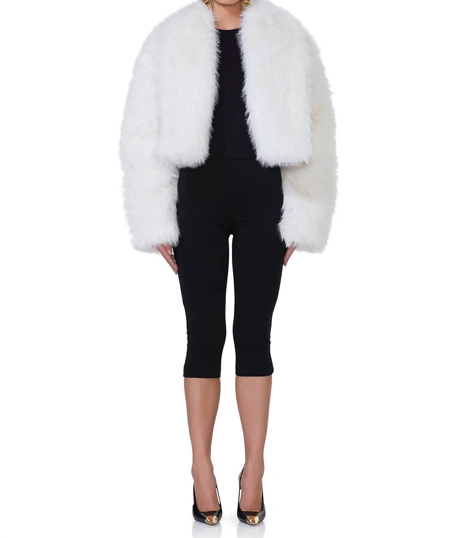 Afrm - Stephanie Fur Jacket