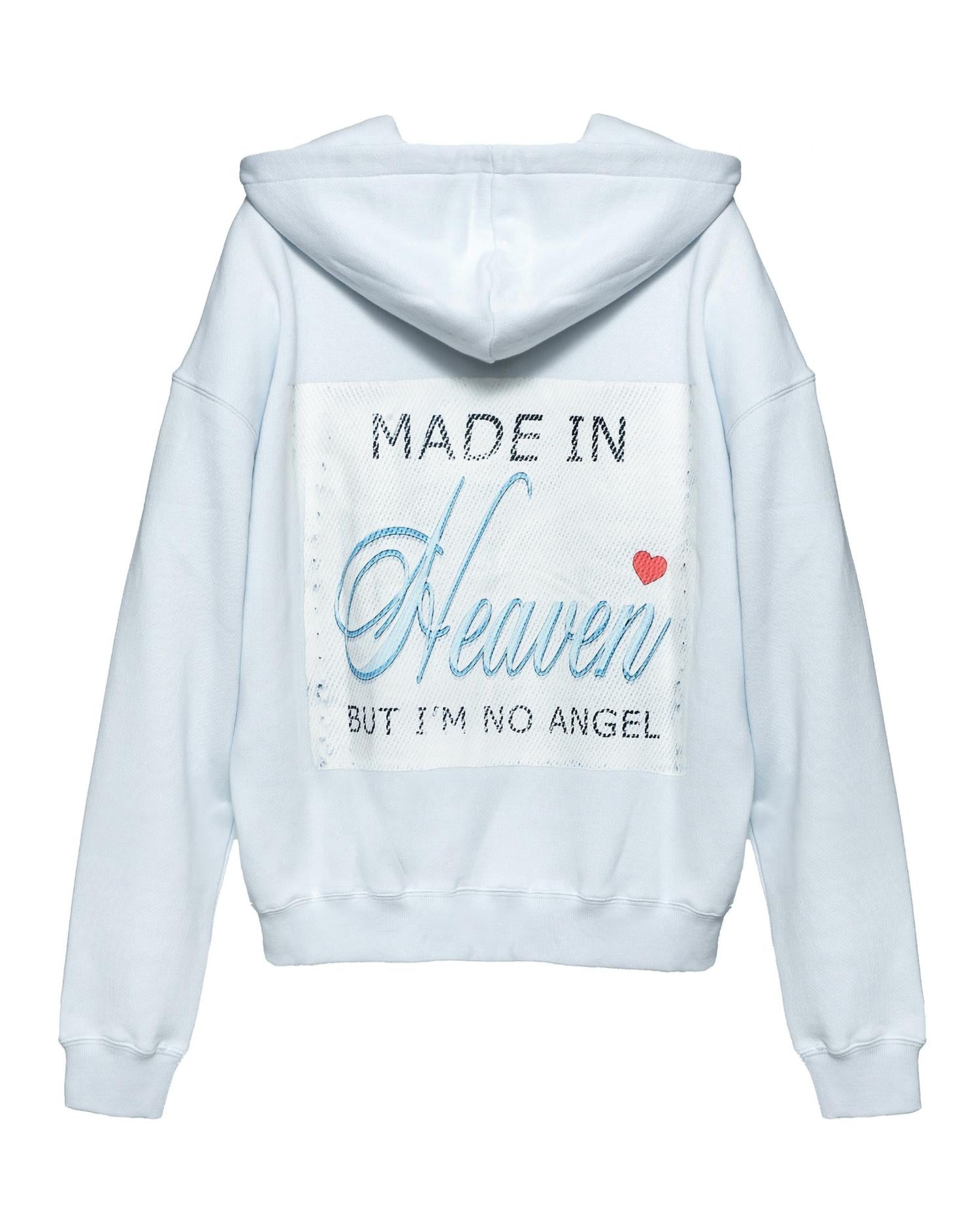 BOYS LIE Georgia Rules Racer Hoodie in blue - women's top - view 4