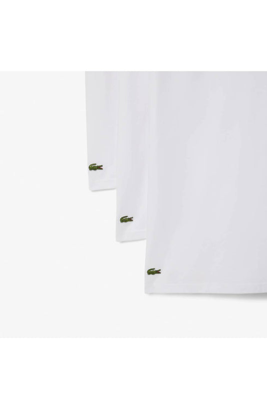 Lacoste - Men's Essentials Three Pack Crew Neck T Shirts Set