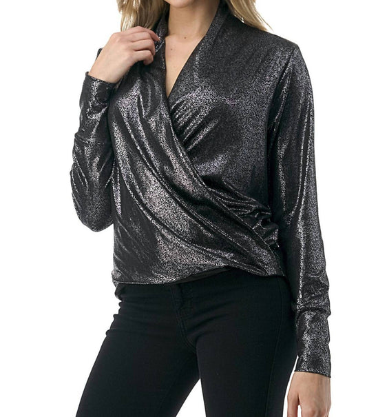 Surplice Glitz Top