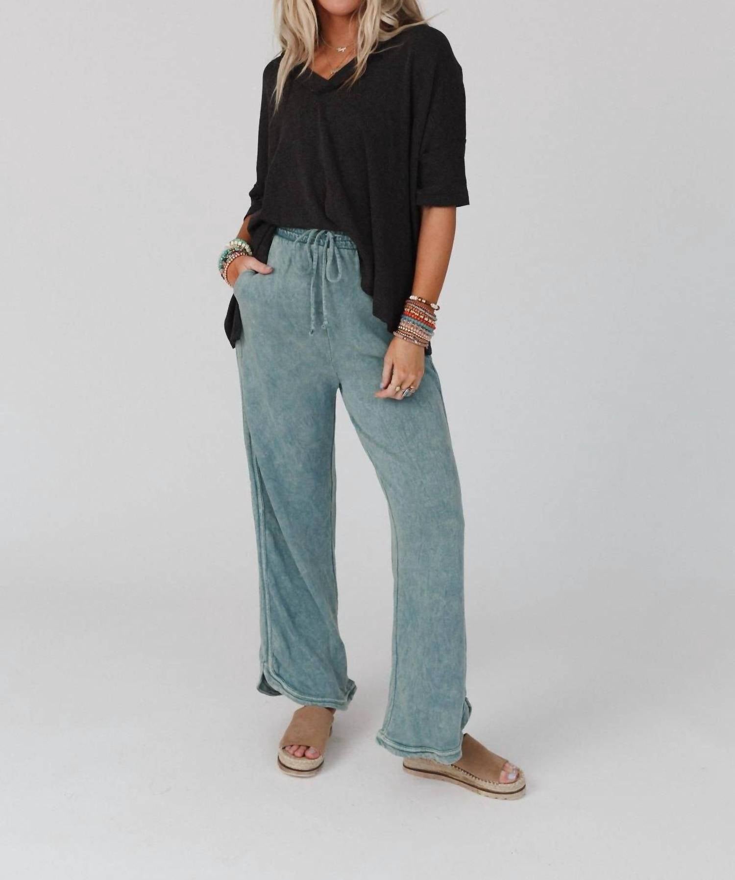Three Bird Nest - Lounge Wide Leg Full Pants