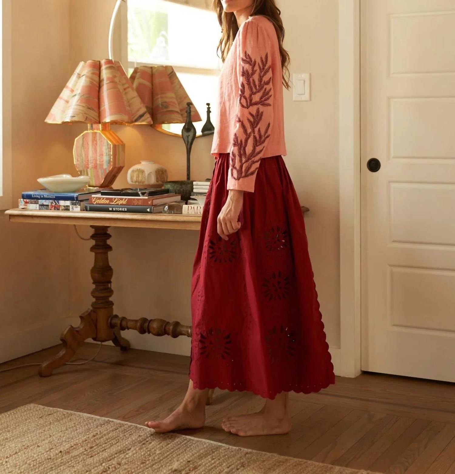 Carolina K - Ali Embroidered Sleeves Jacket