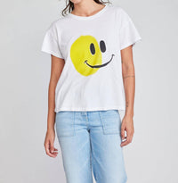 Self Contrast - Cherie Smiley Face T-shirt