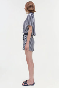 Simkhai - Ireland Short Sleeve Cropped Camp Shirt