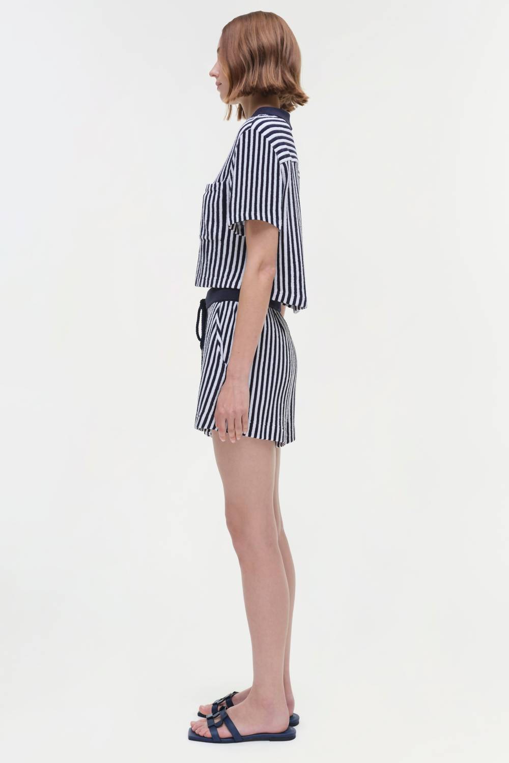 Simkhai - Ireland Short Sleeve Cropped Camp Shirt