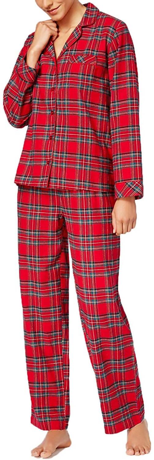Family Pjs - Women's Patterned Pajama Set