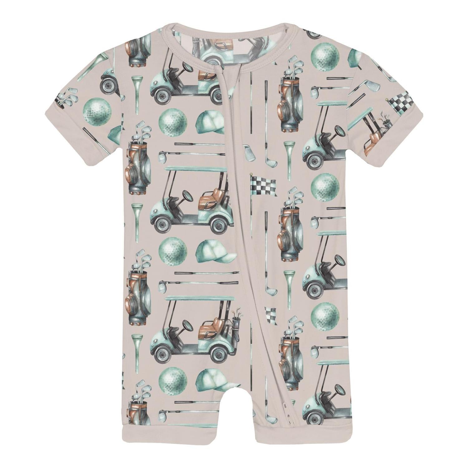 Kickee - Infant & Toddler Boy's Shorty Sleeper With Zipper