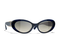 Chanel - Oval Non Polarized Sunglasses 5515 - 166971