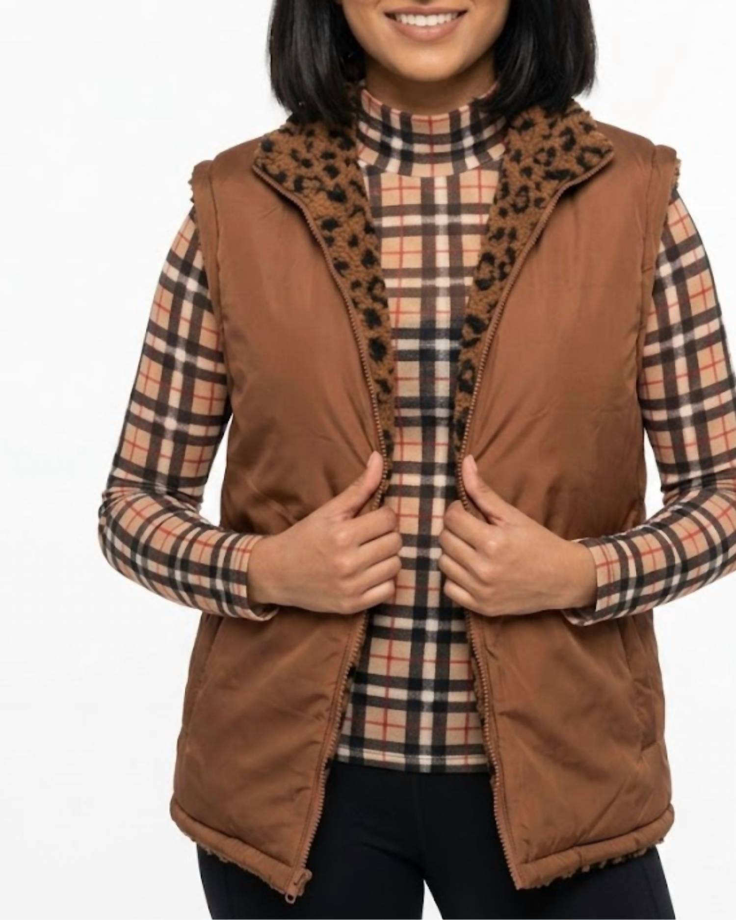 Grace + Emma - Luscious Lady Leopard Vest