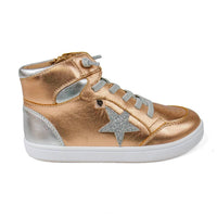 Oldsoles - Girl's Starling High Top Leather Sneaker