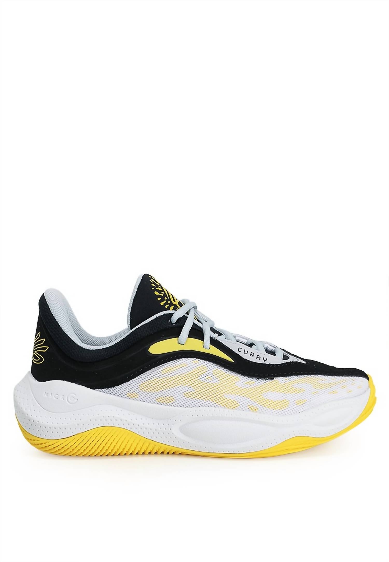 UNDER ARMOUR Unisex Curry Splash 25 Shoes in black white taxi - sneaker