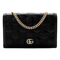 Gucci - Women's Gg Matelasse Leather Chain Wallet Shoulder Bag