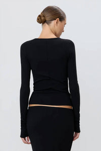 Eterne - Long Sleeve Fitted Top