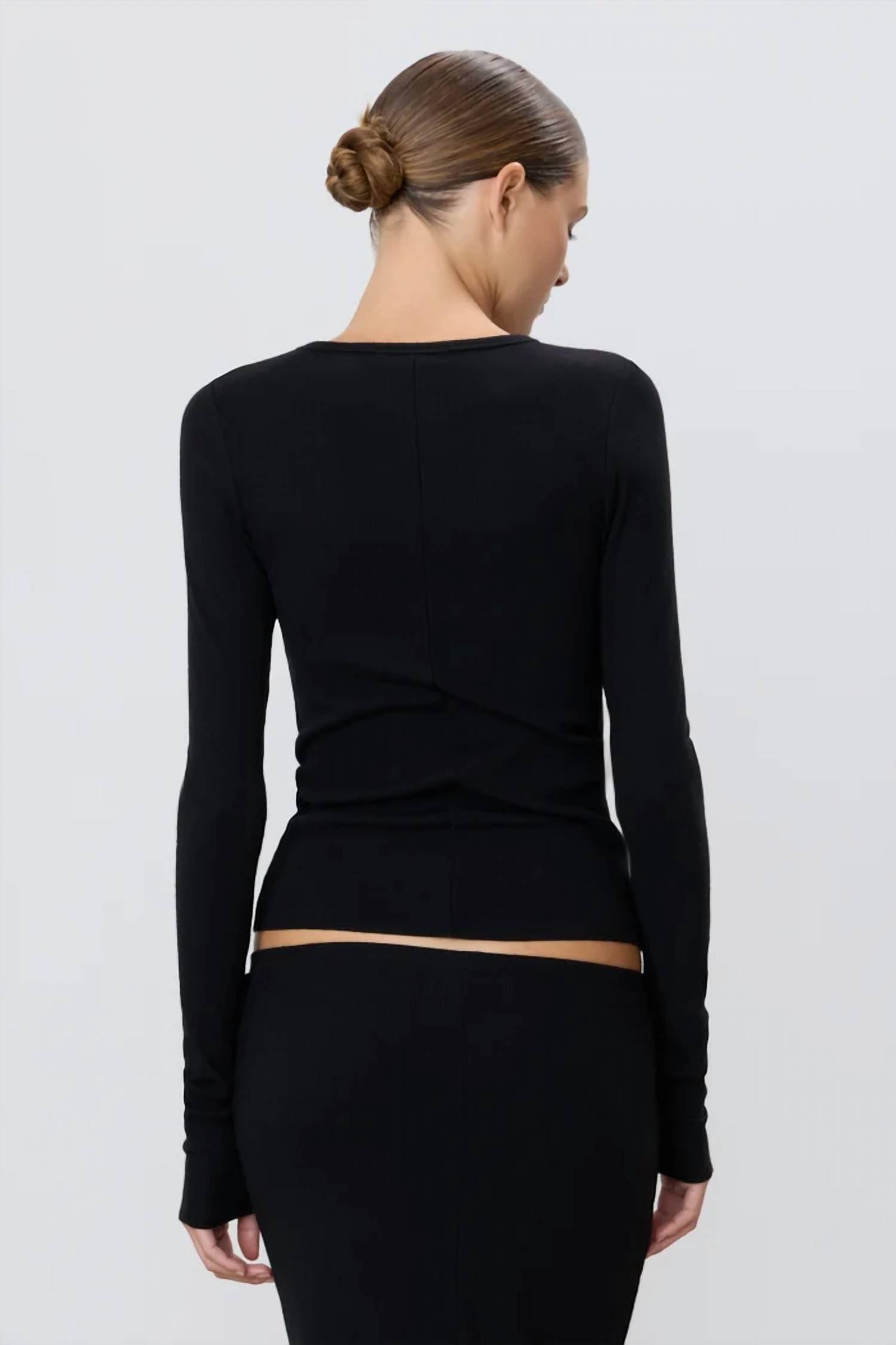 Eterne - Long Sleeve Fitted Top