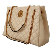 Versace - Women's Quilted La Medusa Chain Strap Tote Bag