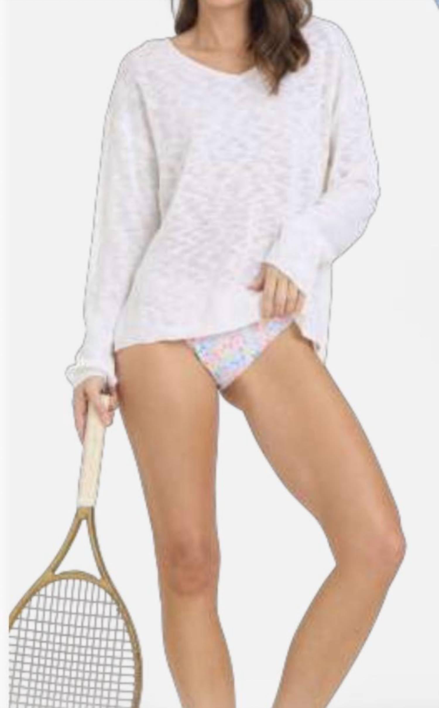 Ocean Drive - Solid slub sweater