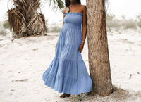 Lotus & Luna - Mai Tai Maxi Dress Denim