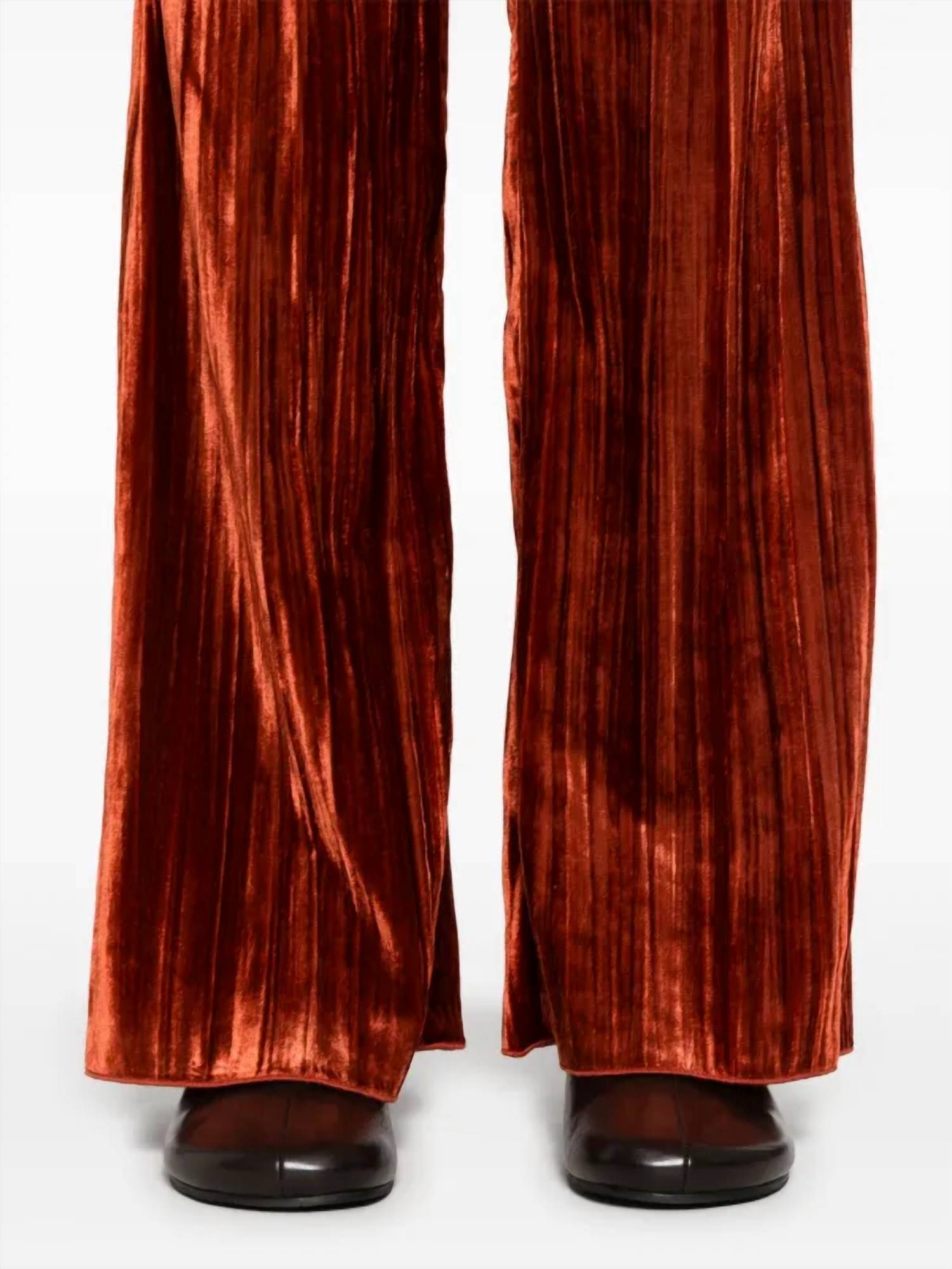 Forte Forte - Pliss Velvet Flare Pant