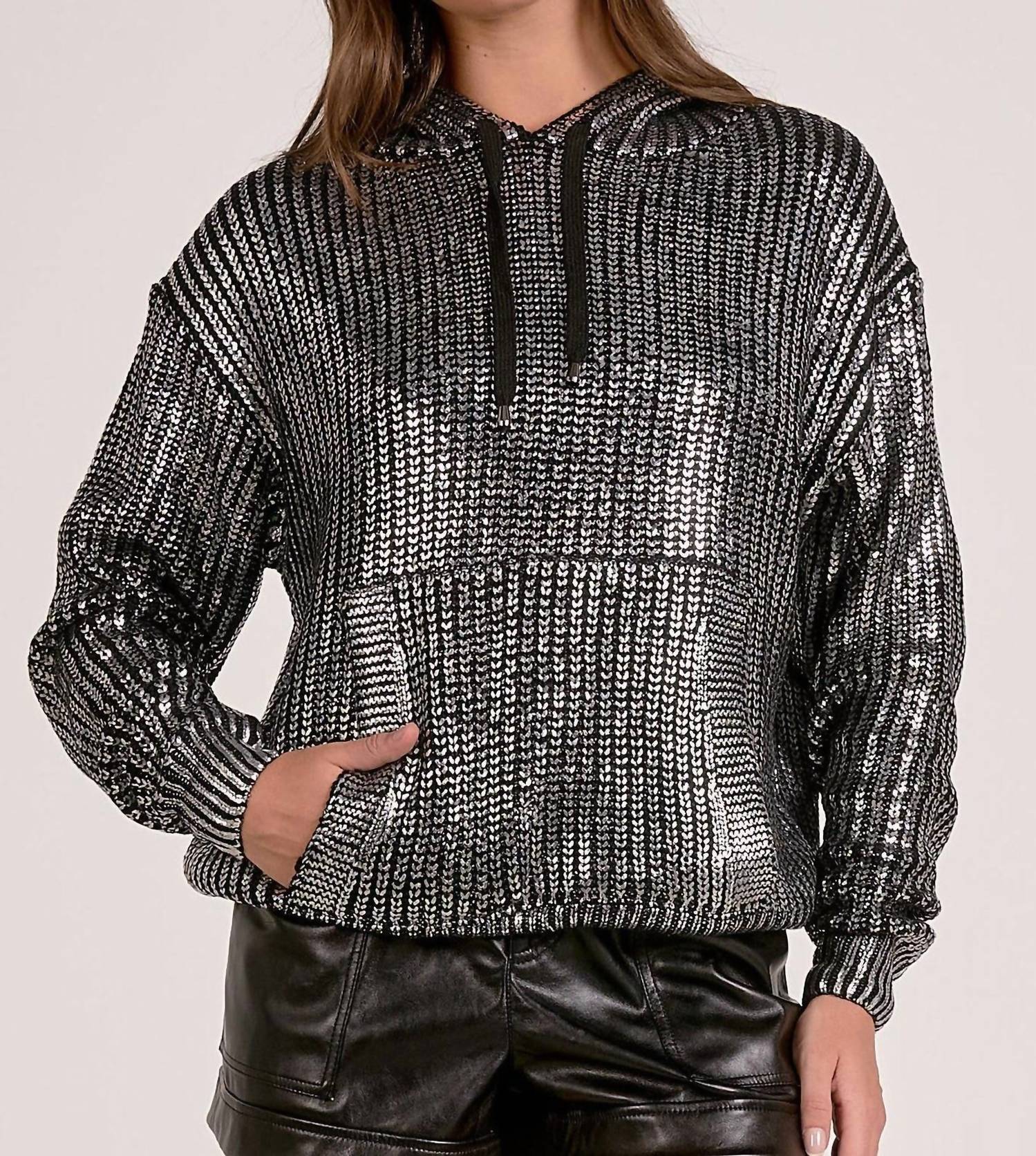 Elan - Metallic Hoodie