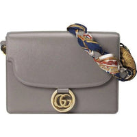 Gucci - Women's Torchon Scarf Angled Shoulder Bag