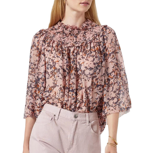 Joie - CHELSSE SHORT SLEEVE SILK TOP