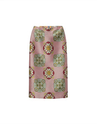 La Doublej - Floral-print Pencil Skirt